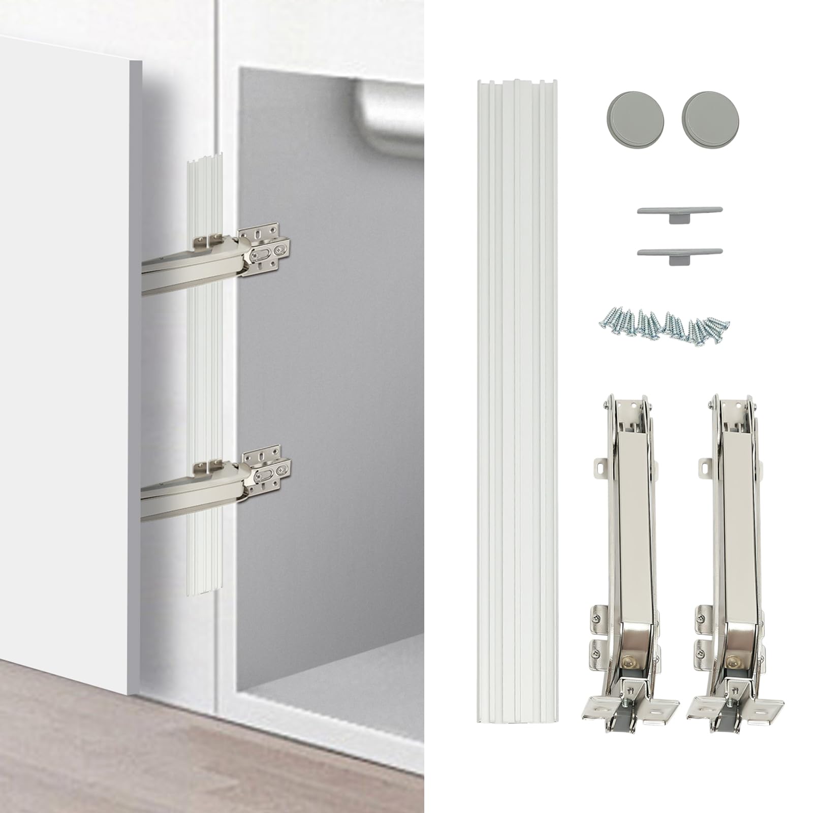 Amazon.co.jp: 横開きドアヒンジ2個セット、180°平行